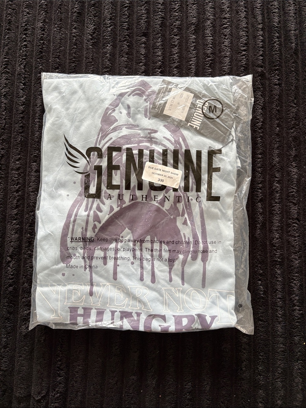 Mens Light Gray Graphic Shirt - M